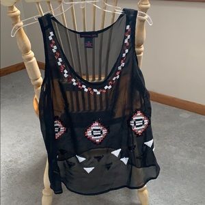 M material girl Sheer top